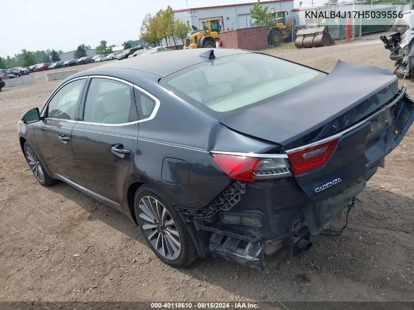 KNALB4J17H5039556 2017 Kia Cadenza Premium