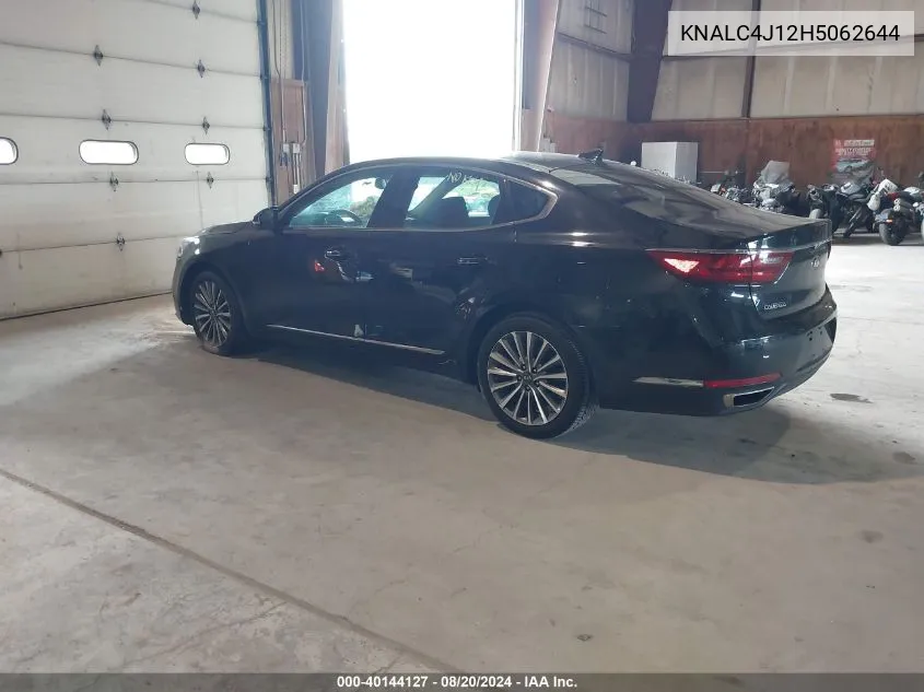 2017 Kia Cadenza Technology VIN: KNALC4J12H5062644 Lot: 40144127