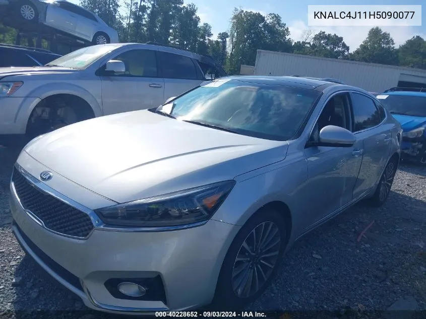 2017 Kia Cadenza Premium VIN: KNALC4J11H5090077 Lot: 40228652