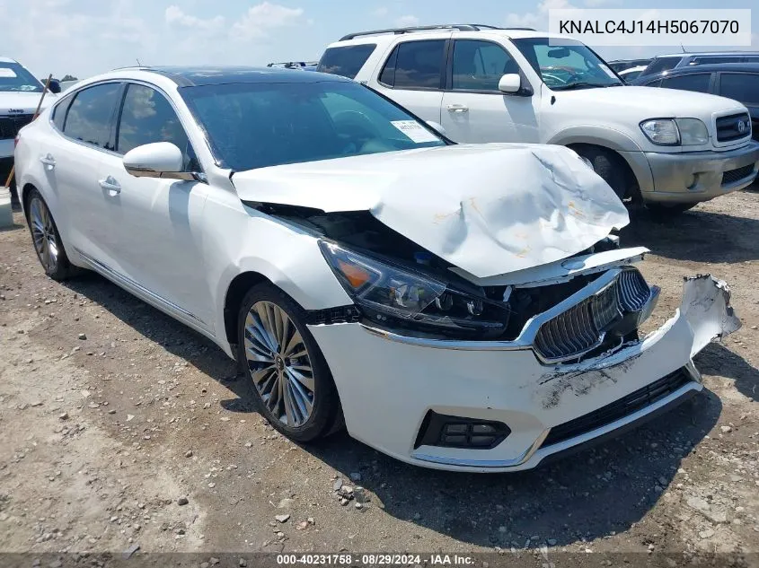 2017 Kia Cadenza Limited VIN: KNALC4J14H5067070 Lot: 40231758