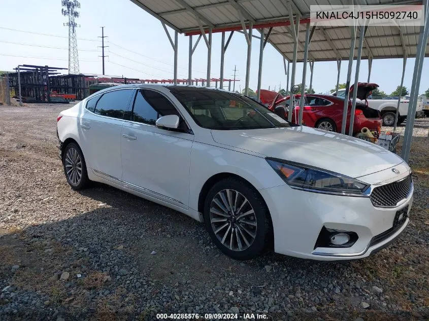 2017 Kia Cadenza Premium VIN: KNALC4J15H5092740 Lot: 40285576