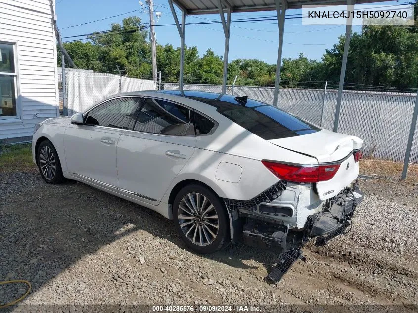 2017 Kia Cadenza Premium VIN: KNALC4J15H5092740 Lot: 40285576