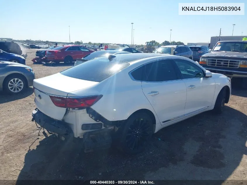 KNALC4J18H5083904 2017 Kia Cadenza Premium/Limited/Technology