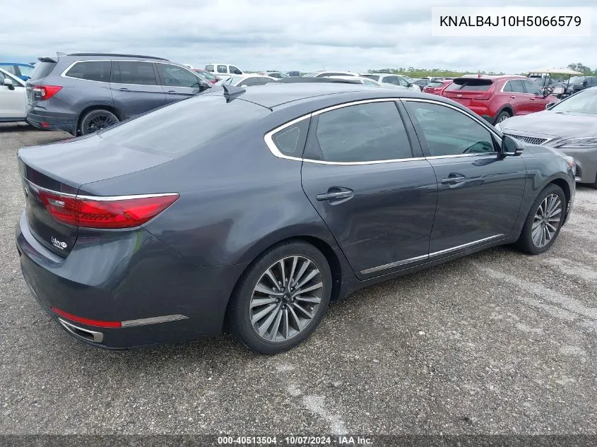 2017 Kia Cadenza Premium VIN: KNALB4J10H5066579 Lot: 40513504