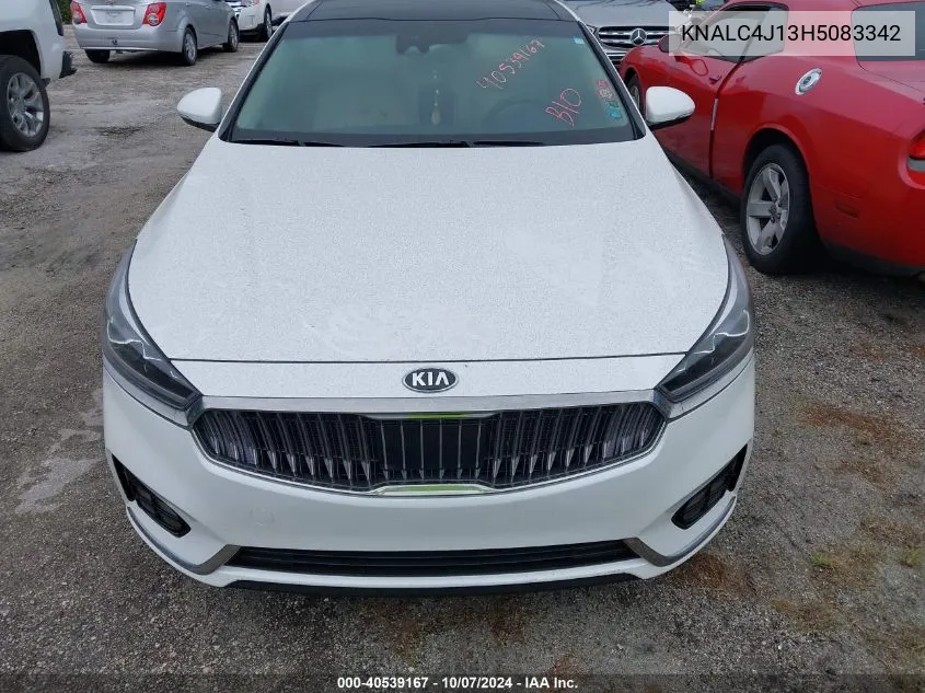 2017 Kia Cadenza Technology VIN: KNALC4J13H5083342 Lot: 40539167