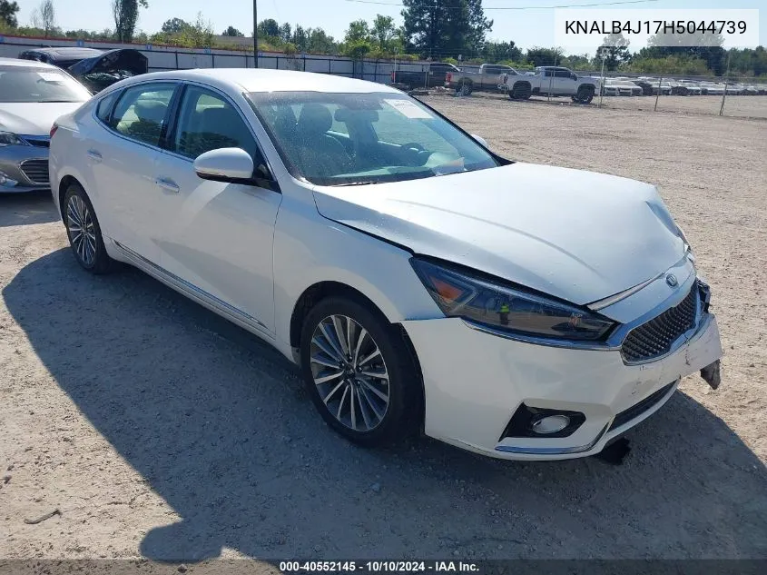 2017 Kia Cadenza Premium VIN: KNALB4J17H5044739 Lot: 40552145