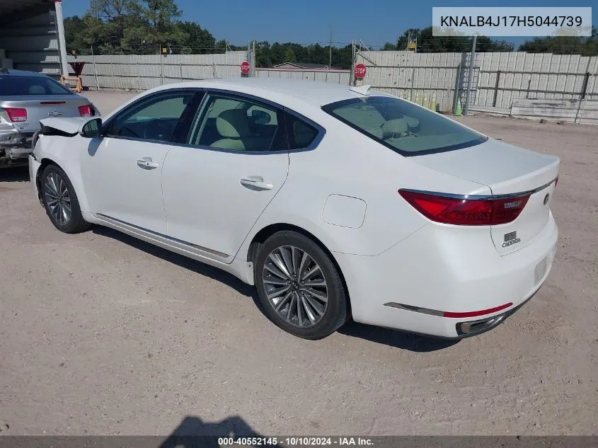 2017 Kia Cadenza Premium VIN: KNALB4J17H5044739 Lot: 40552145