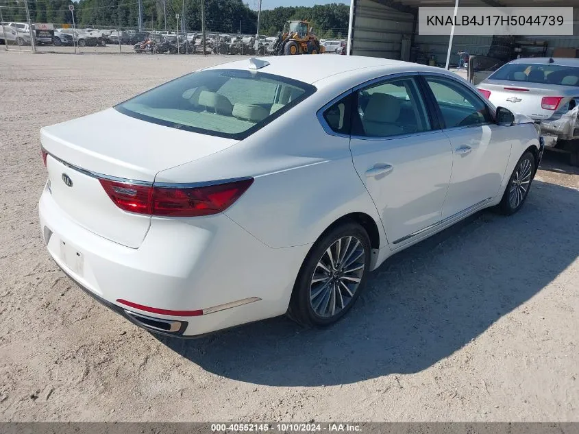 2017 Kia Cadenza Premium VIN: KNALB4J17H5044739 Lot: 40552145