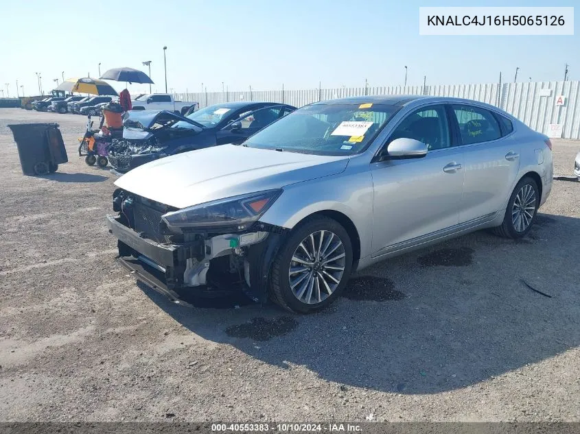 KNALC4J16H5065126 2017 Kia Cadenza Premium