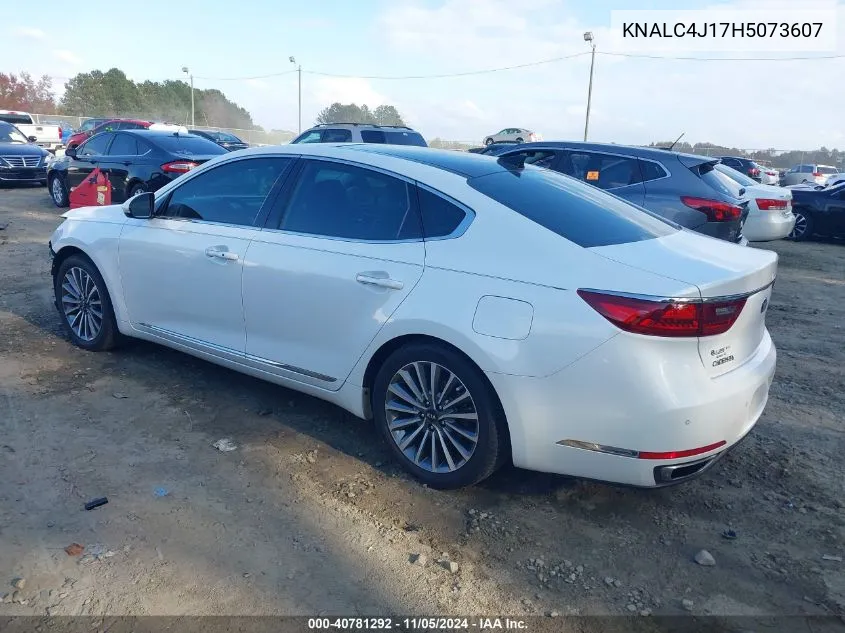 2017 Kia Cadenza Technology VIN: KNALC4J17H5073607 Lot: 40781292