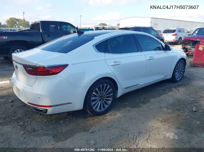 2017 Kia Cadenza Technology VIN: KNALC4J17H5073607 Lot: 40781292