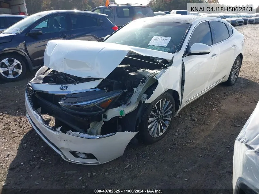 2017 Kia Cadenza Premium VIN: KNALC4J18H5062843 Lot: 40782525