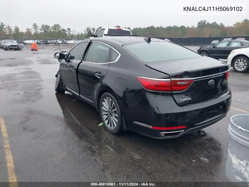 2017 Kia Cadenza Technology VIN: KNALC4J11H5069102 Lot: 40815561