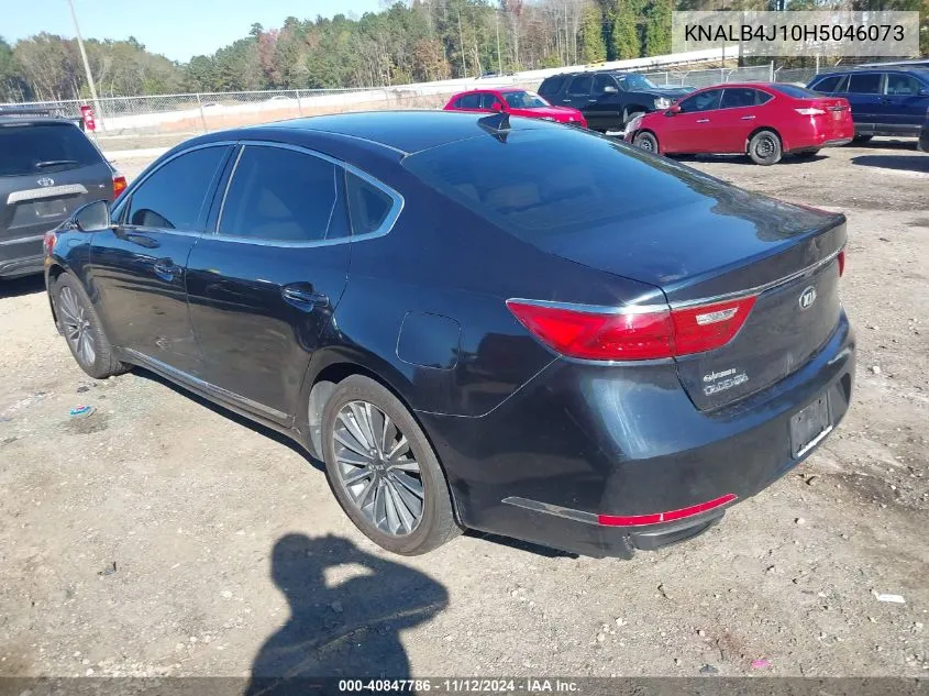 2017 Kia Cadenza Premium VIN: KNALB4J10H5046073 Lot: 40847786