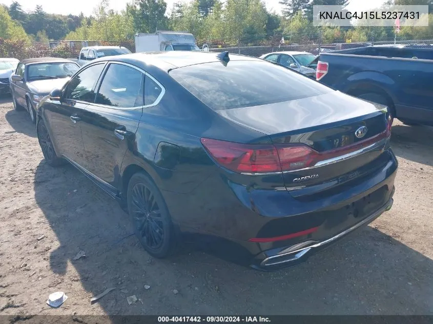 2020 Kia Cadenza Technology VIN: KNALC4J15L5237431 Lot: 40417442