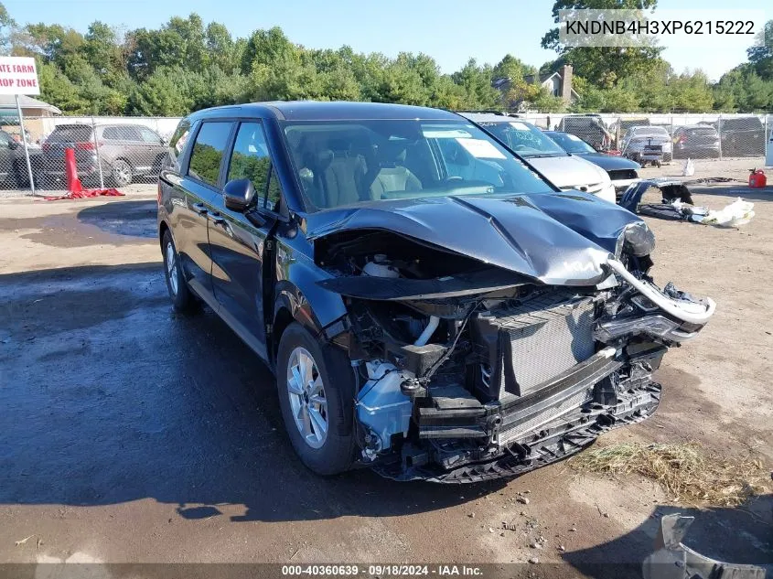 2023 Kia Carnival Mpv Lx VIN: KNDNB4H3XP6215222 Lot: 40360639