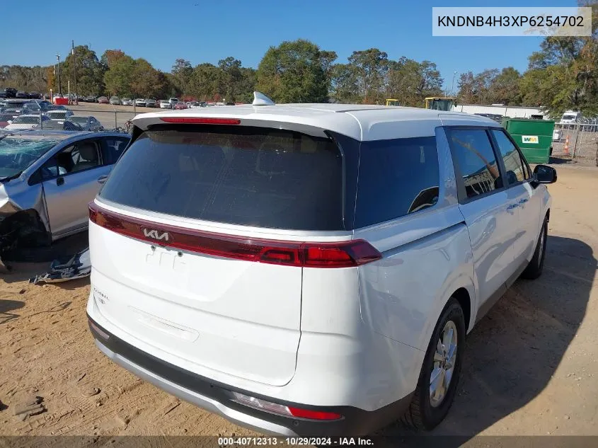 2023 Kia Carnival Mpv Lx Seat Package VIN: KNDNB4H3XP6254702 Lot: 40712313