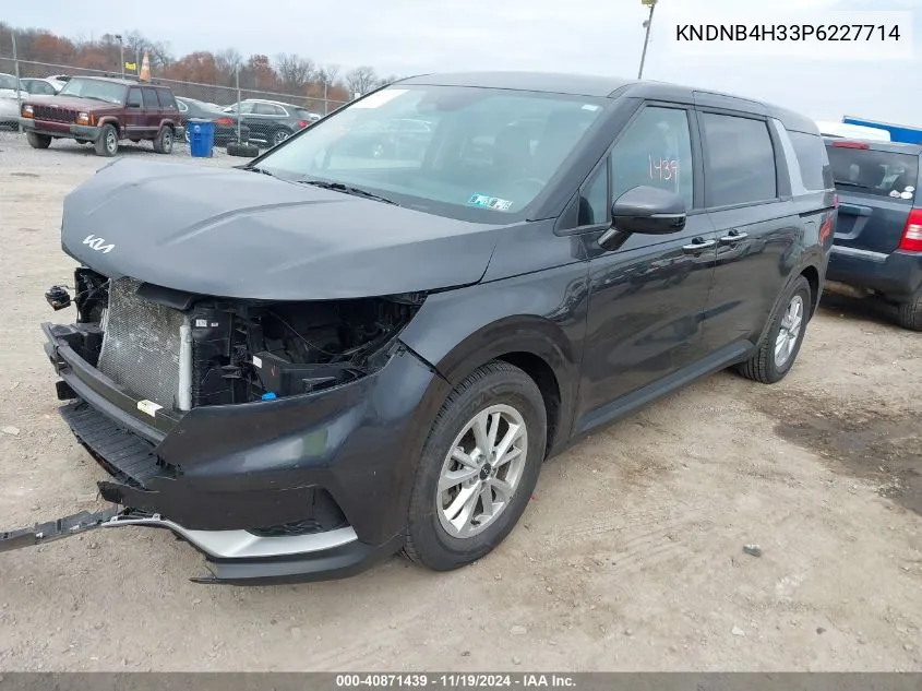 2023 Kia Carnival Mpv Lx Seat Package VIN: KNDNB4H33P6227714 Lot: 40871439