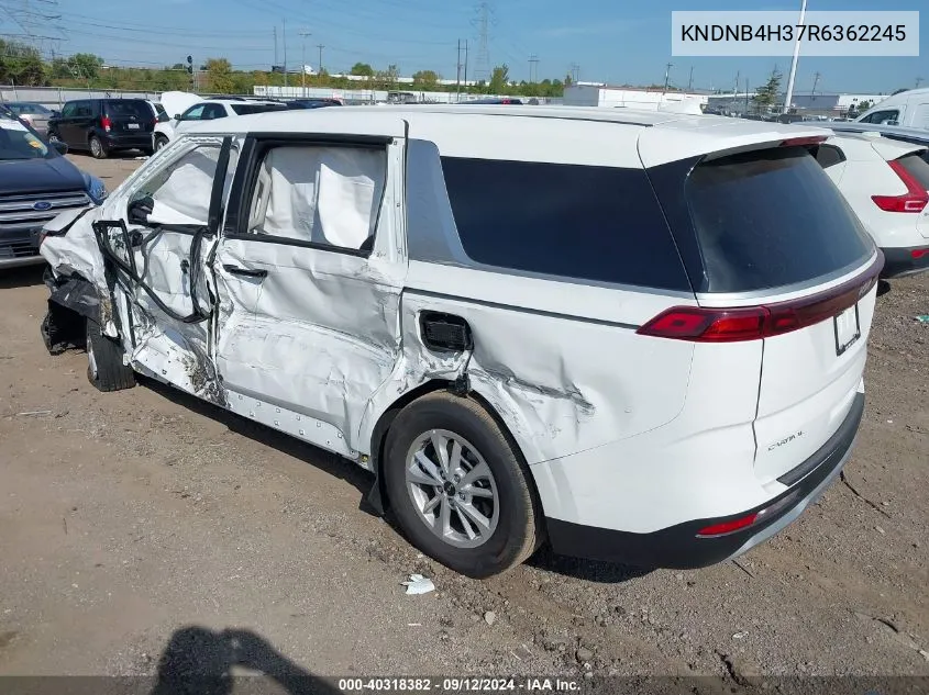 2024 Kia Carnival Lx VIN: KNDNB4H37R6362245 Lot: 40318382