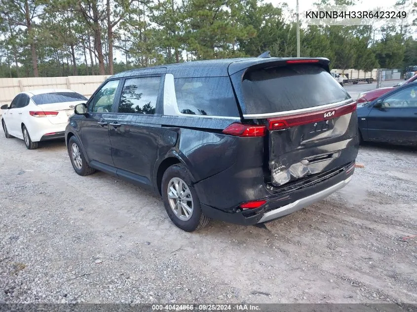 2024 Kia Carnival Lx VIN: KNDNB4H33R6423249 Lot: 40424866