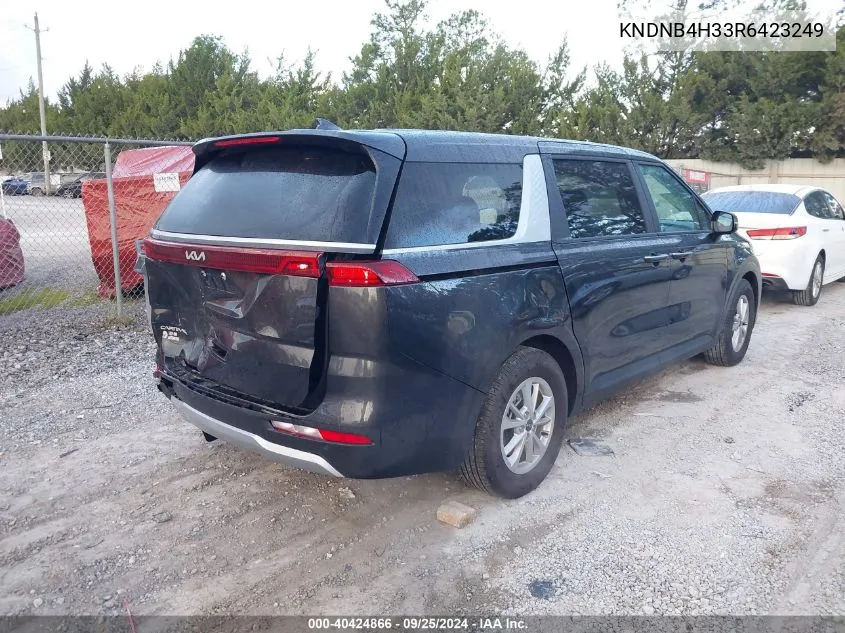 2024 Kia Carnival Lx VIN: KNDNB4H33R6423249 Lot: 40424866