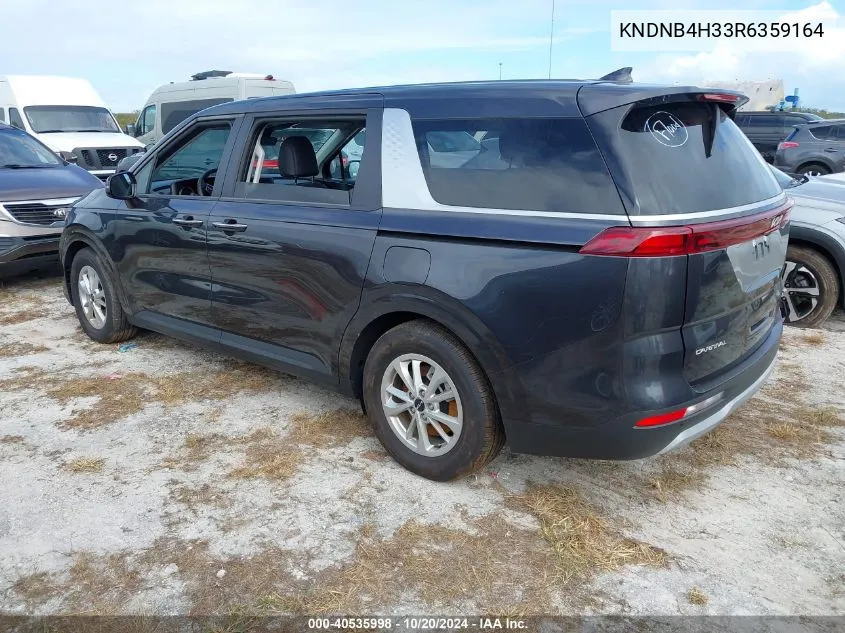 2024 Kia Carnival Lx VIN: KNDNB4H33R6359164 Lot: 40535998