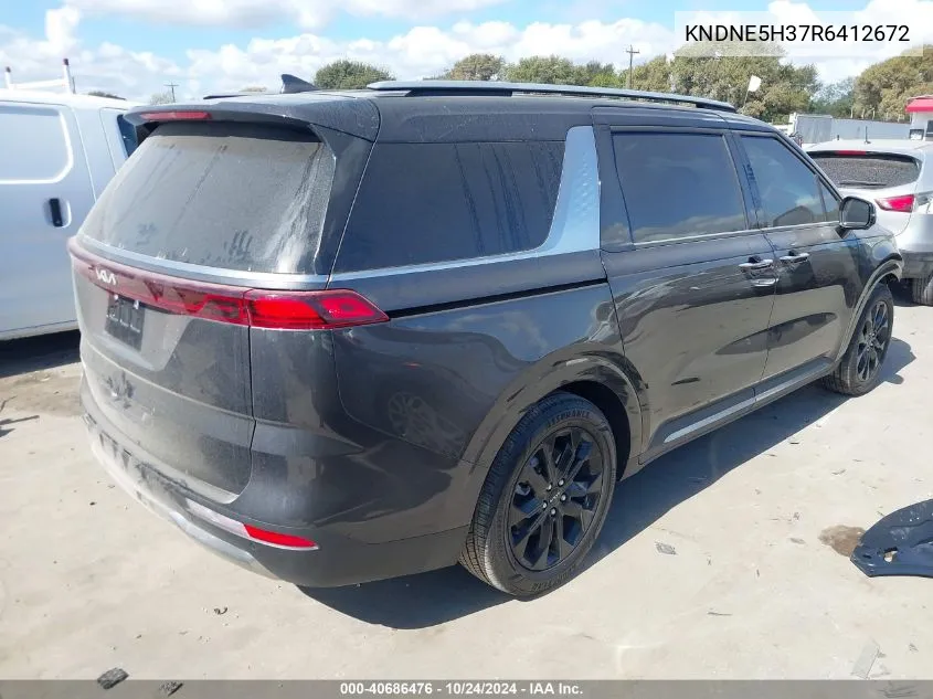 2024 Kia Carnival Mpv Sx/Sx Prestige VIN: KNDNE5H37R6412672 Lot: 40686476