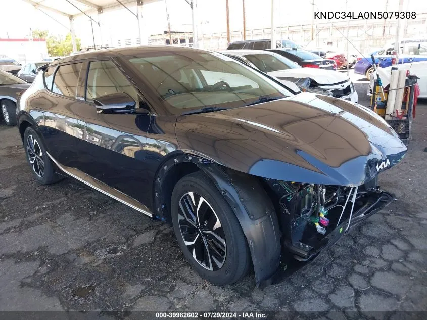 2022 Kia Ev6 Wind VIN: KNDC34LA0N5079308 Lot: 39982602