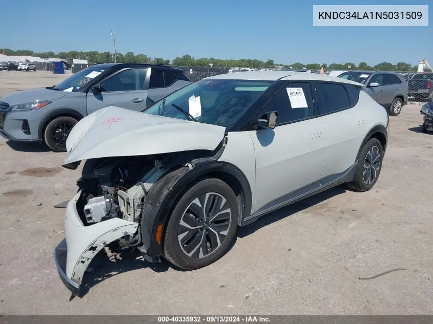 KNDC34LA1N5031509 2022 Kia Ev6 Wind