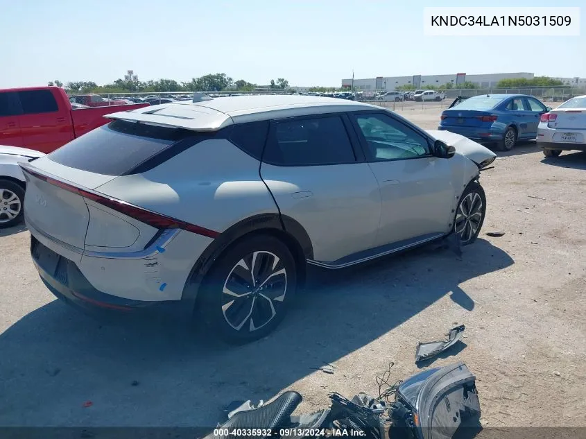 KNDC34LA1N5031509 2022 Kia Ev6 Wind