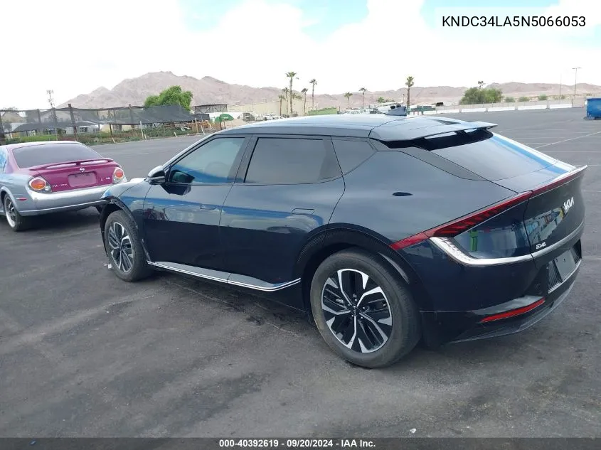 2022 Kia Ev6 Wind VIN: KNDC34LA5N5066053 Lot: 40392619