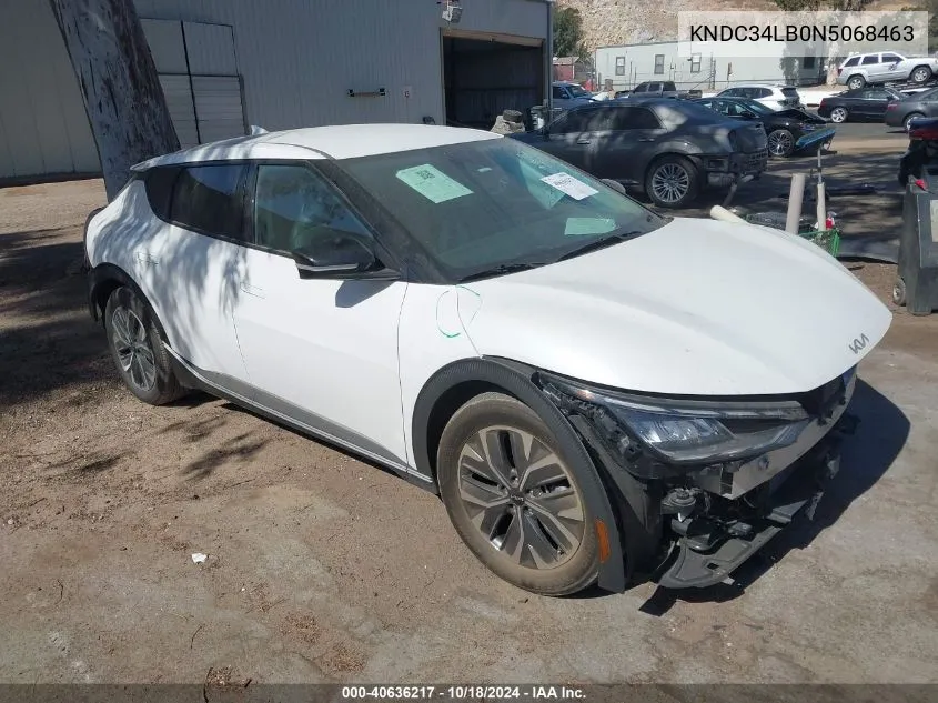 2022 Kia Ev6 Light VIN: KNDC34LB0N5068463 Lot: 40636217