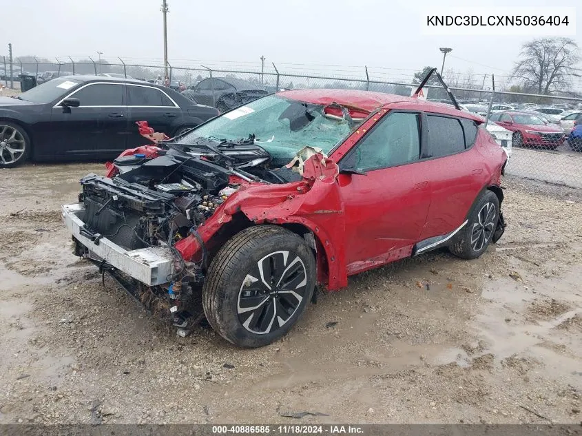 2022 Kia Ev6 Wind VIN: KNDC3DLCXN5036404 Lot: 40886585