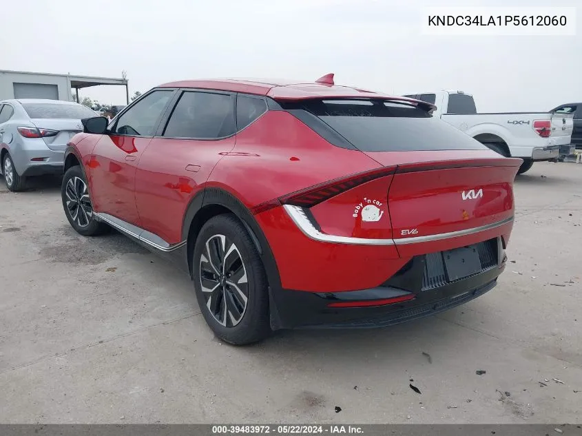 2023 Kia Ev6 Wind VIN: KNDC34LA1P5612060 Lot: 39483972