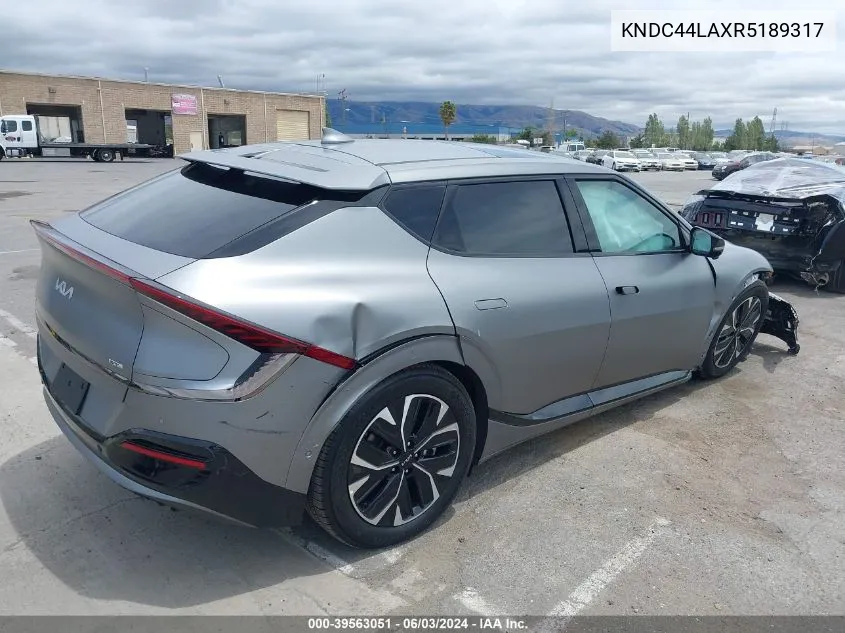 KNDC44LAXR5189317 2024 Kia Ev6 Gt-Line