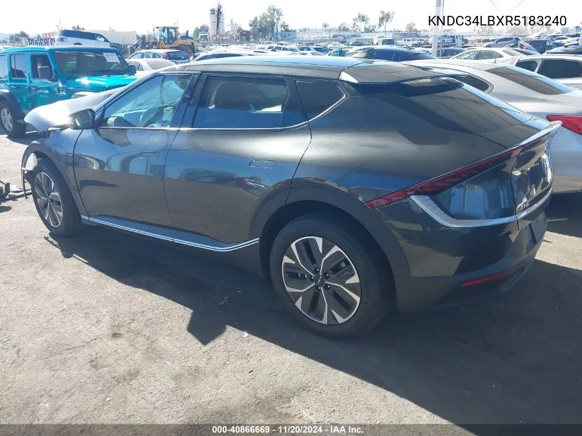 2024 Kia Ev6 Light VIN: KNDC34LBXR5183240 Lot: 40866669