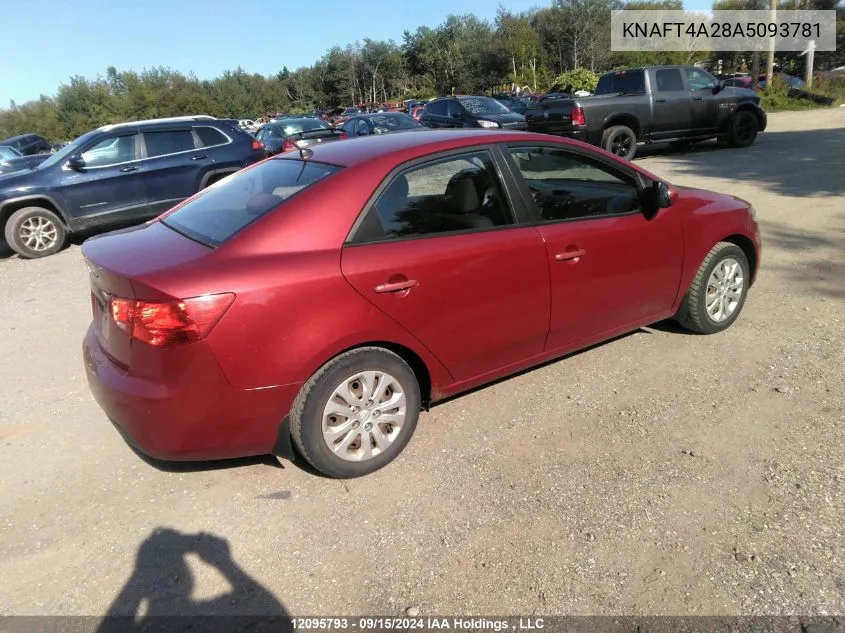 KNAFT4A28A5093781 2010 Kia Forte