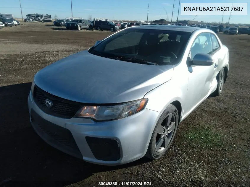 2010 Kia Forte Ex VIN: KNAFU6A21A5217687 Lot: 30049388