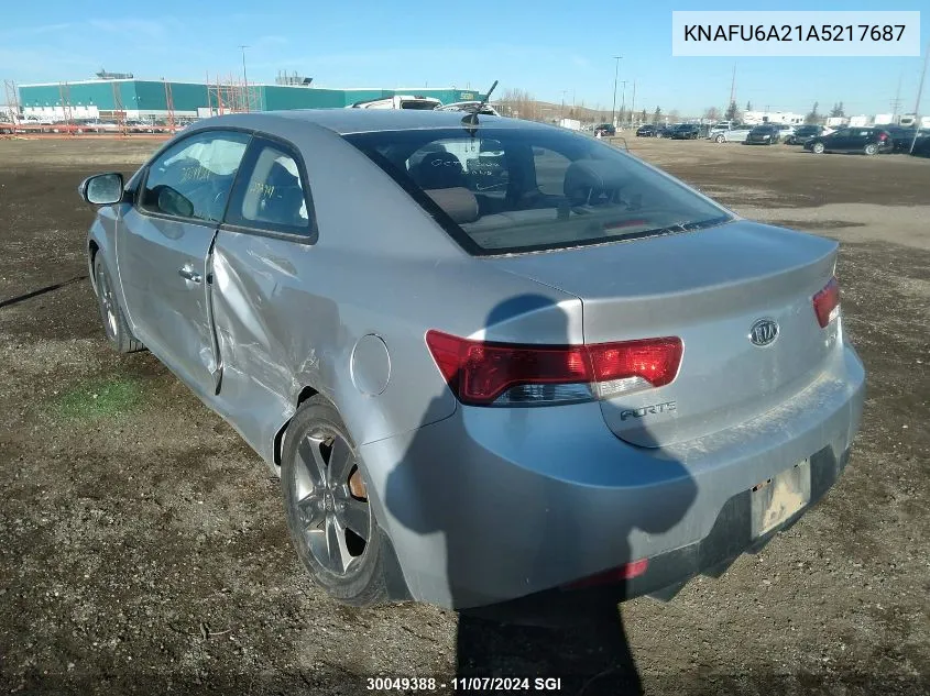 2010 Kia Forte Ex VIN: KNAFU6A21A5217687 Lot: 30049388