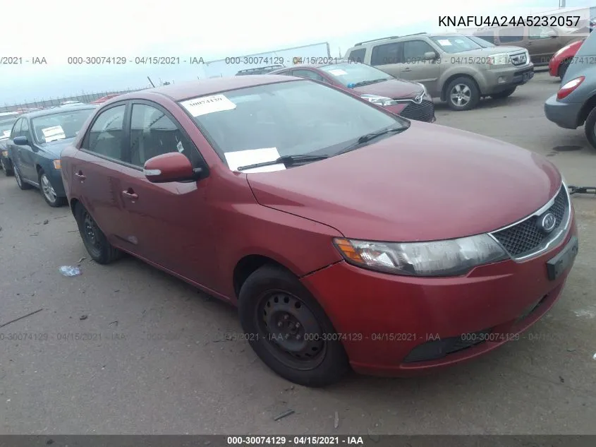 2010 Kia Forte Ex VIN: KNAFU4A24A5232057 Lot: 30074129