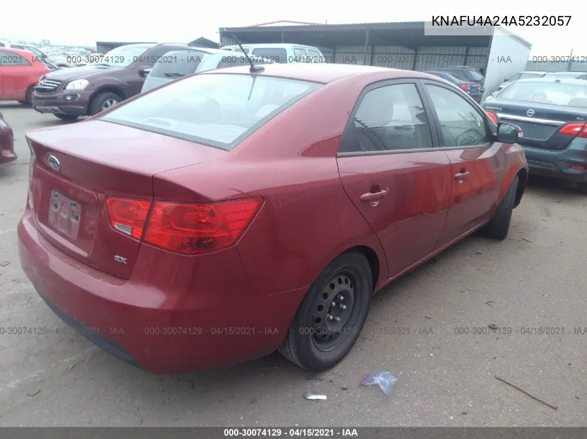 KNAFU4A24A5232057 2010 Kia Forte Ex