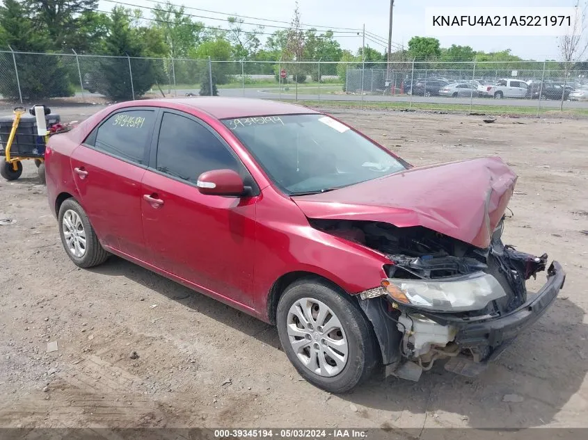 2010 Kia Forte Ex VIN: KNAFU4A21A5221971 Lot: 39345194