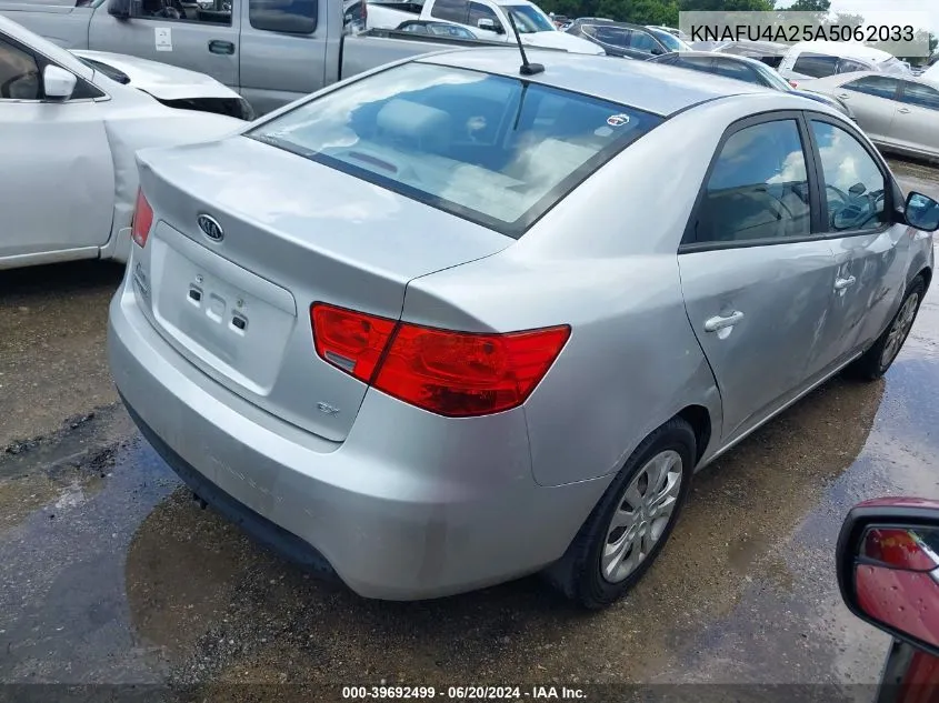 2010 Kia Forte Ex VIN: KNAFU4A25A5062033 Lot: 39692499