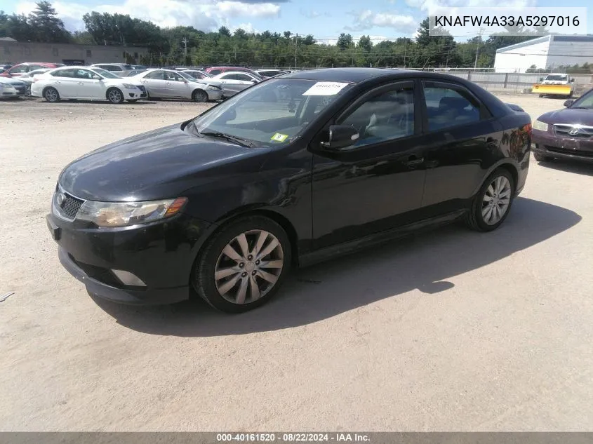 2010 Kia Forte Sx VIN: KNAFW4A33A5297016 Lot: 40161520