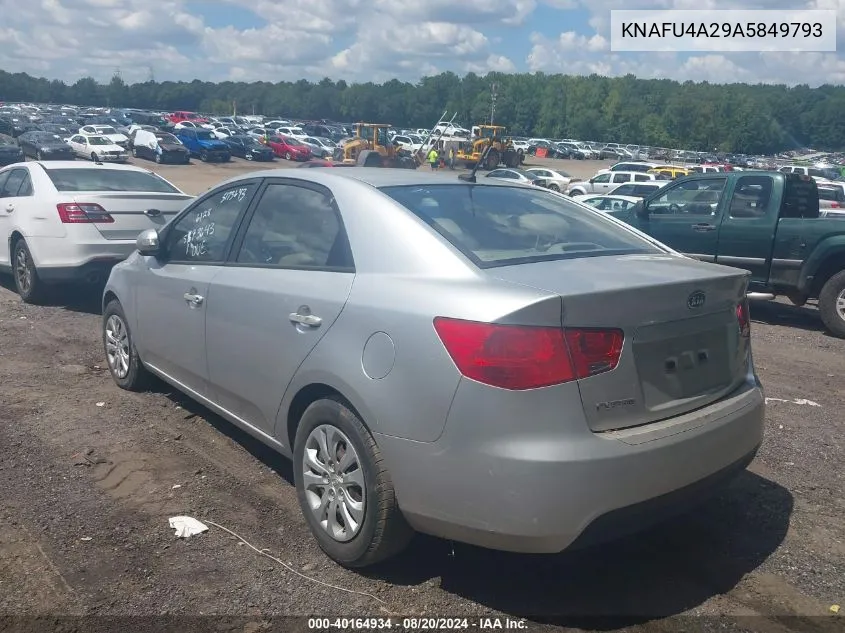 KNAFU4A29A5849793 2010 Kia Forte Ex