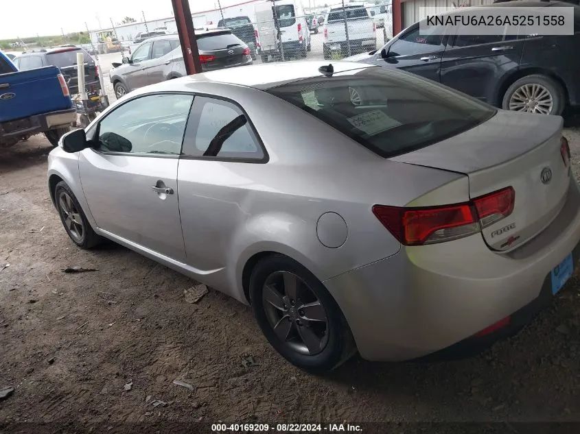 KNAFU6A26A5251558 2010 Kia Forte Koup Ex