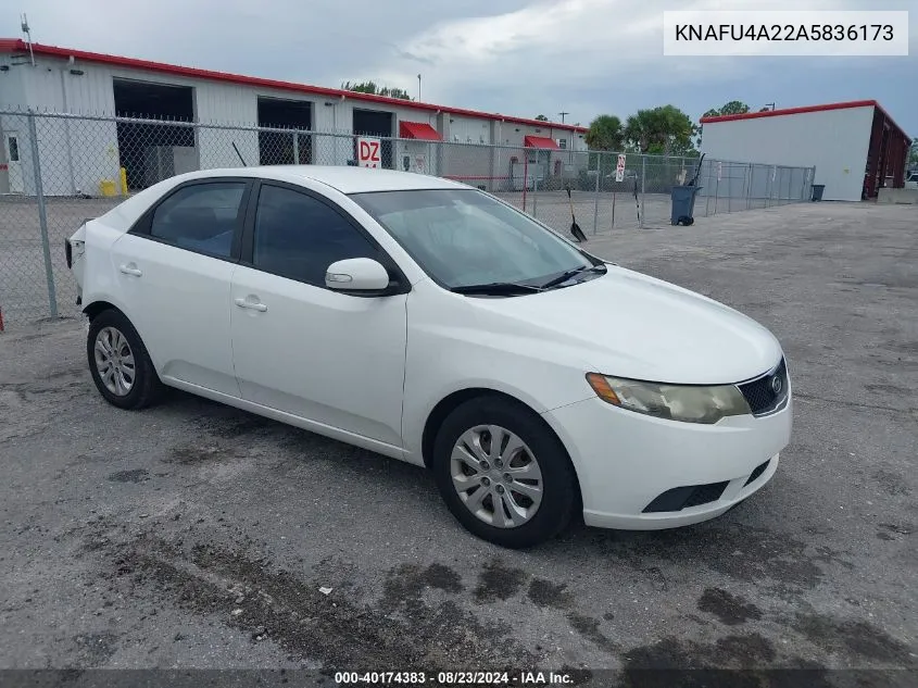 KNAFU4A22A5836173 2010 Kia Forte Ex