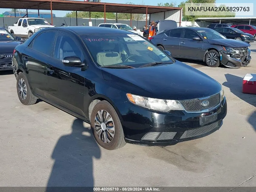 2010 Kia Forte Ex VIN: KNAFU4A2XA5829763 Lot: 40205710