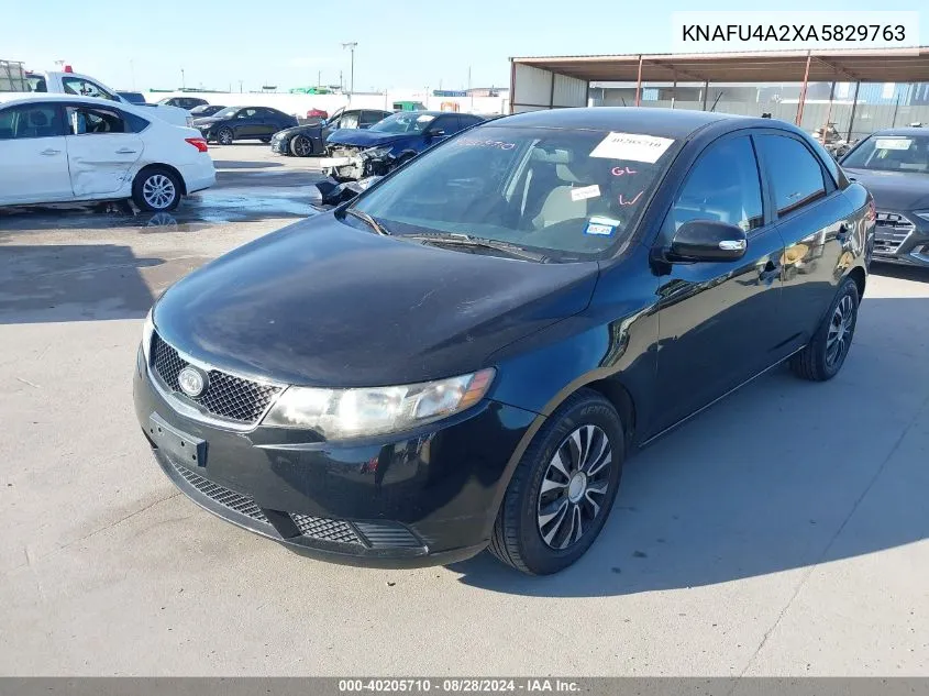 2010 Kia Forte Ex VIN: KNAFU4A2XA5829763 Lot: 40205710