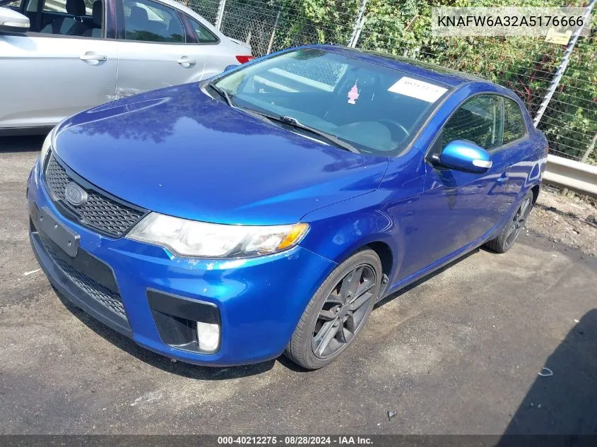 2010 Kia Forte Koup Sx VIN: KNAFW6A32A5176666 Lot: 40212275